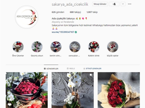Ada Çiçekçilik | Sakarya Çiçekçi